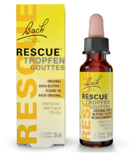 Rescue Tropfen mit Alkohol