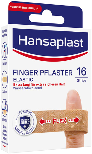 Hansaplast Elastic Finger Strips Flexibles Pflaster