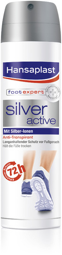 Hansaplast Silver Active Fußspray Anti-Transpirant