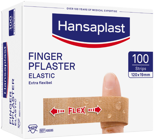 Hansaplast Elastic Finger Strips Flexibles Pflaster