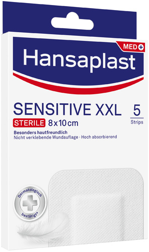 Hansaplast Sensitive Steriles Pflaster XL/XXL/3XL/4XL