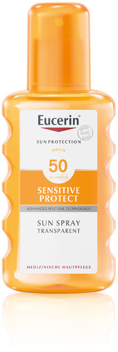Eucerin Sensitive Protect Sun Spray Transparent LSF 50