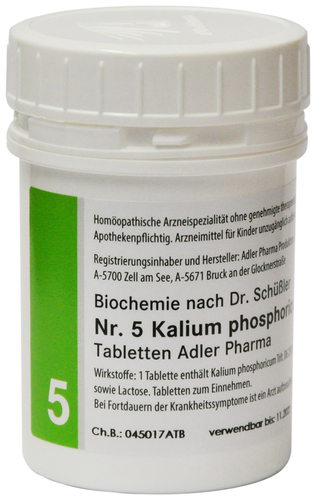 Adler Schüßler Salz Nr. 5 | Kalium phosphoricum D6