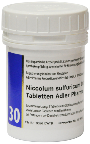 Adler Schüßler Salz Nr. 30 | Niccolum sulfuricum D12