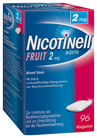 Nicotinell Fruit 2 mg Kaugummis