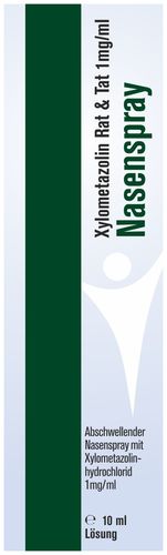 Xylometazolin Rat & Tat 1 mg/ml Nasenspray
