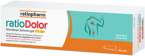 ratioDolor Diclofenac Schmerzgel 2 % Gel