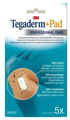 Tegaderm Pad Transparentverband 6 cm x 10 cm