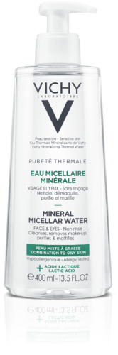 Vichy Pureté Thermale Minéral Mizellen Reinigungsfluid für Mischhaut bis fettige Haut