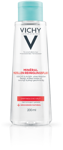 Vichy Pureté Thermale Minéral Mizellen Reinigungsfluid für empfindliche Haut