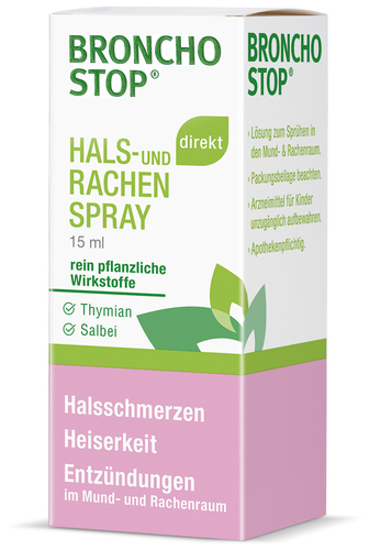Bronchostop direkt Hals- und Rachenspray