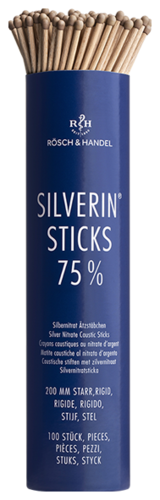 Silverin Sticks 75% mit Silbernitrat 200mm starr