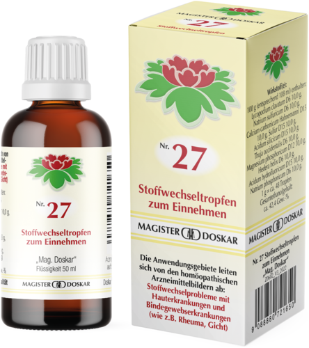 Magister Doskar Nr. 27 Stoffwechseltropfen