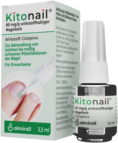 Kitonail 80 mg/g wirkstoffhaltiger Nagellack