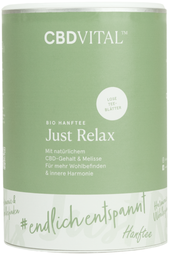 CBDVital CBD Hanfblättertee Bio 1,5% - just relax