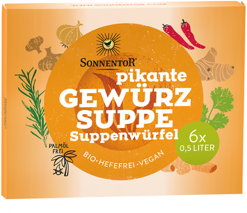 Sonnentor Gewürz Suppenwürfel pikant
