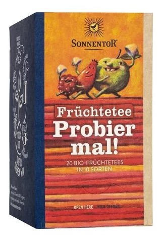 Sonnentor Früchtetee Probier mal!