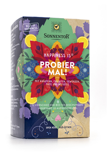 Sonnentor Happiness is Probier mal!