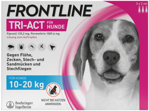 Frontline Tri-Act für Hunde 10-20 kg