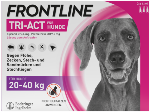 Frontline Tri-Act für Hunde 20-40 kg