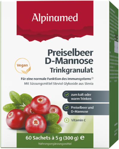 Alpinamed Preiselbeer D-Mannose Trinkgranulat