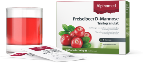 Alpinamed Preiselbeer D-Mannose Trinkgranulat