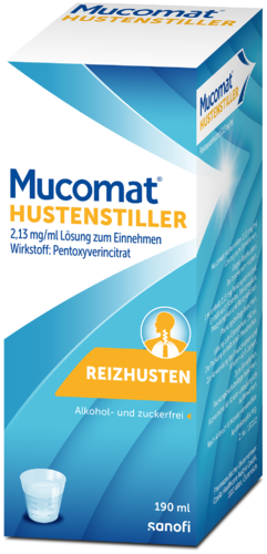 Mucomat Hustenstiller 2,13 mg/ml Lösung zum Einnehmen
