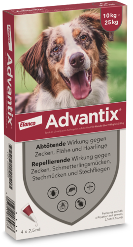 Advantix Spot-on Lösung für Hunde 10-25 kg
