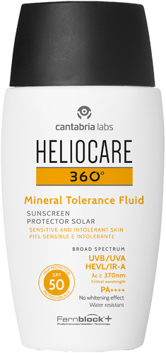 Heliocare 360° Mineral Tolerance Fluid SPF 50