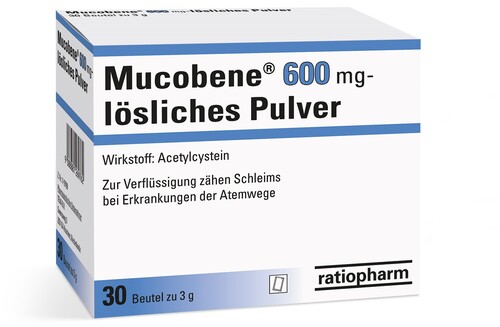 Mucobene 600 mg lösliches Pulver