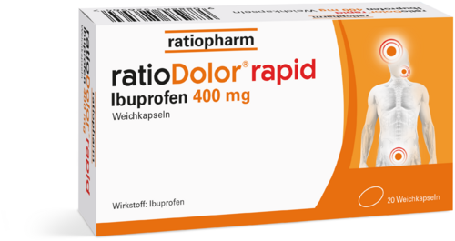 ratioDolor rapid Ibuprofen 400 mg Weichkapseln