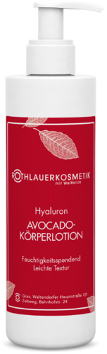 Rothlauer Kosmetik Hyaluron Avocado-Körperlotion