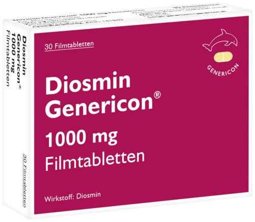 Diosmin Genericon 1000 mg Filmtabletten