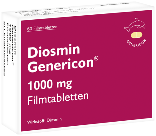 Diosmin Genericon 1000 mg Filmtabletten