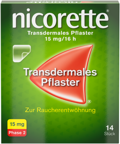 Nicorette 15 mg/16 h – transdermales Pflaster