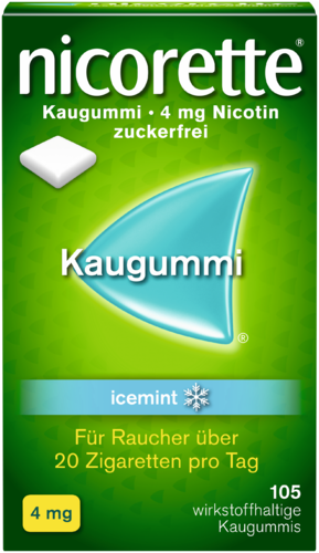 Nicorette Kaugummi 4 mg Icemint