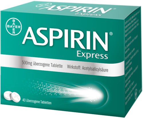 Aspirin Express 500 mg überzogene Tablette