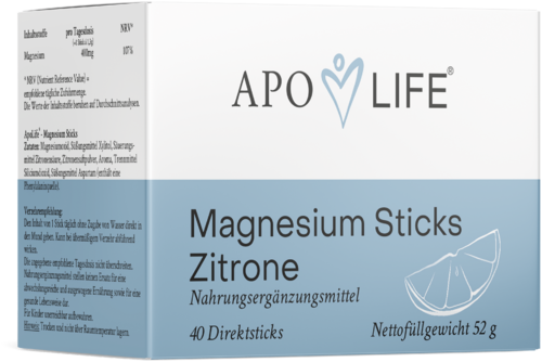 ApoLife Magnesium Sticks Zitrone