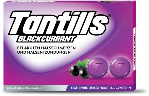 Tantills Halspastillen Blackcurrant