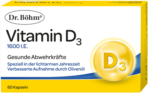 Dr. Böhm Vitamin D3 1600 I.E. Kapseln