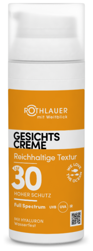 Rothlauer Kosmetik Gesichtscreme LSF 30 Reichhaltige Textur