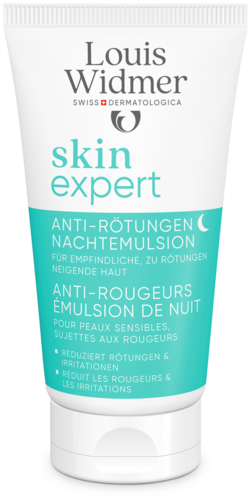 Louis Widmer skinexpert Anti-Rötungen Nachtemulsion