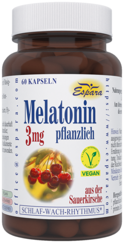 Espara Melatonin 3mg pflanzlich Kapseln