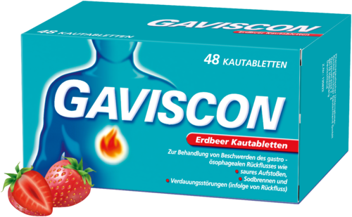 Gaviscon Erdbeer Kautabletten