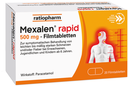 Mexalen rapid 500 mg Filmtabletten