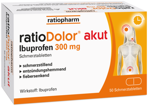 ratioDolor akut Ibuprofen 300 mg Schmerztabletten