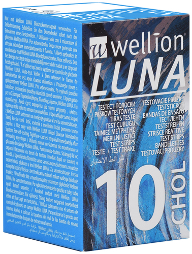 Wellion Luna Cholesterin-Teststreifen