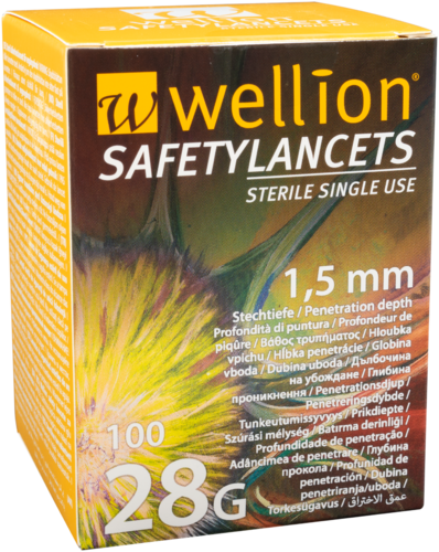Wellion Sicherheitslanzetten 28G (Safetylancets)