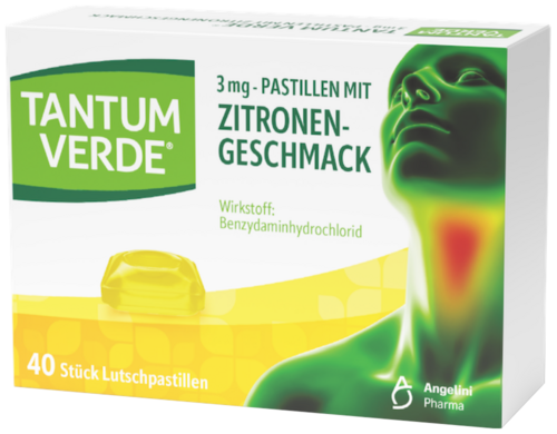 Tantum Verde 3 mg – Pastillen mit Zitronengeschmack