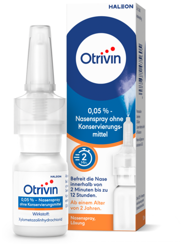 Otrivin 0,05%-Nasenspray ohne Konservierungsmittel